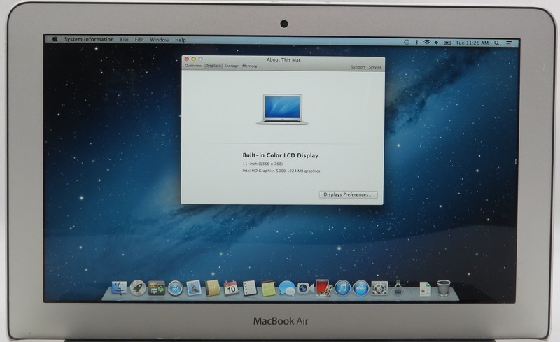 2013 MacBook Air 11" A1465 i5-4250U @ 1.3 GHz 4GB RAM 128GB SSD macOS X gallery