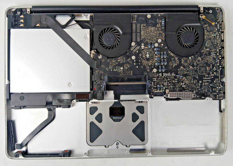 Apple Macbook A1286 2010 for Parts with Screen Fans Keyboard DVD Player gallery
