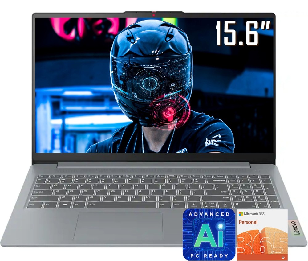 Lenovo IdeaPad Slim 3i 15.6" FHD Laptop Intel Processor N150 8GB RAM 128GB UFS