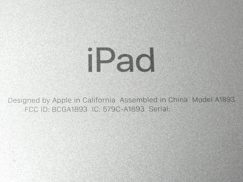 Apple iPad 6 A1893 7,5 32GB 9.7" | Space Gray | WiFi Only | Health: 98% gallery