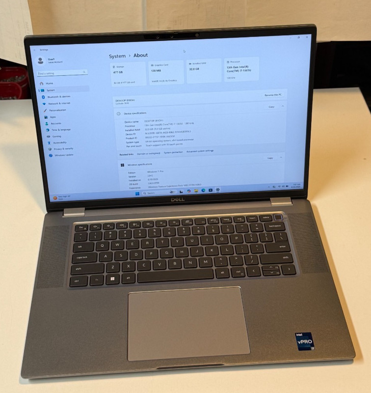 Dell NEW Latitude 7640 16" Laptop 13th GEN i7-1365U 32GB Ram 512GB SSD W11PRO gallery