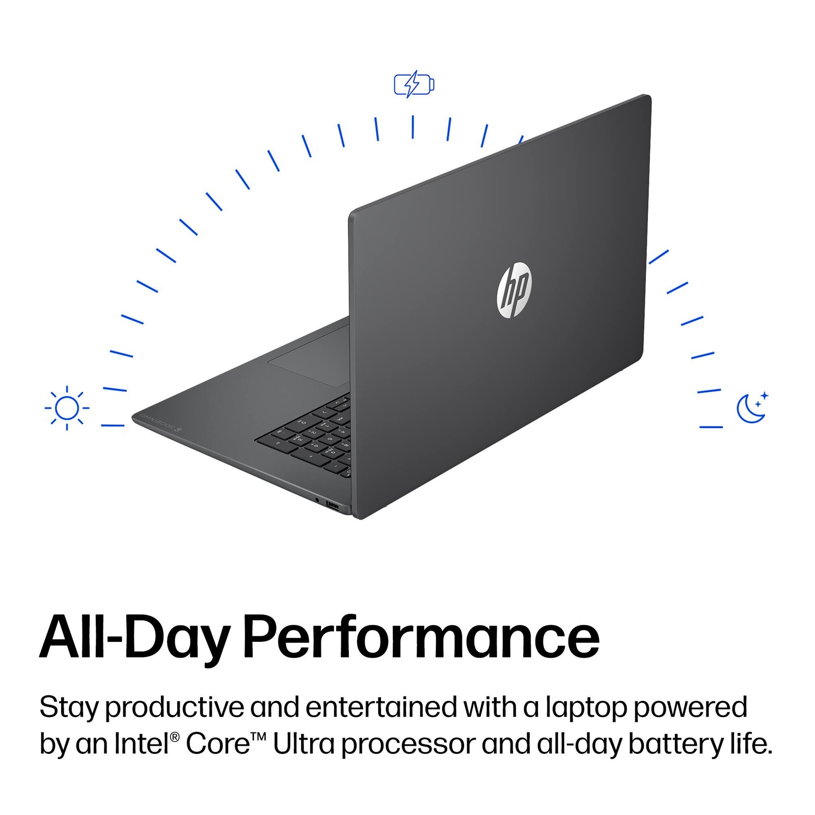 HP - OmniBook 3 17.3" Full HD Laptop - Intel Core Ultra 7 (2025) - 16GB Memor... gallery
