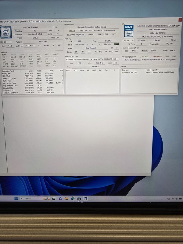 Read Microsoft Surface Book 2 | i7-8650U 8GB RAM 256GB SSD | NVIDIA 1050 Backlit gallery