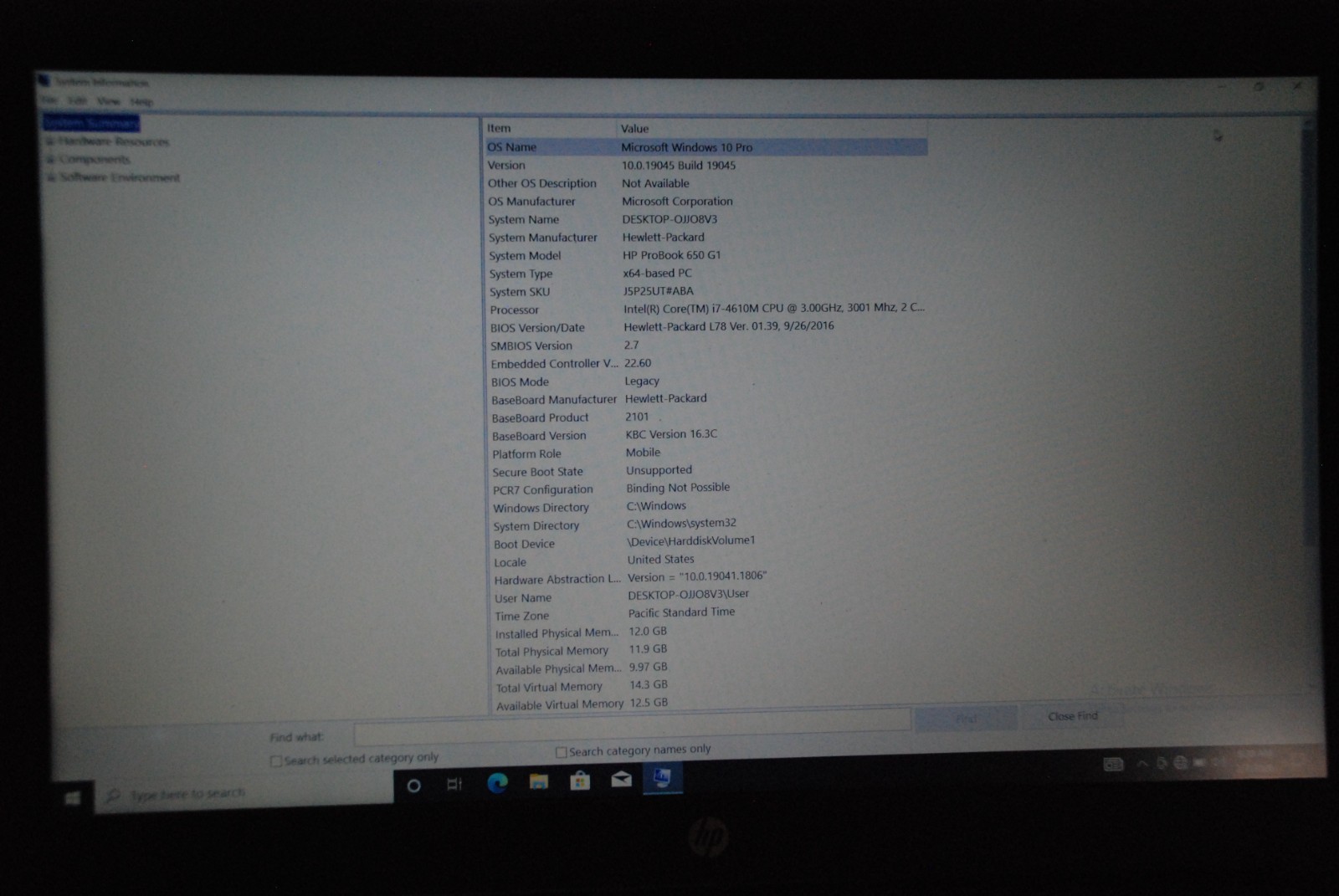 HP Pro Book 650 G1 W/NEW 1Terabit HHD Windows 10 Pro Great used condition gallery