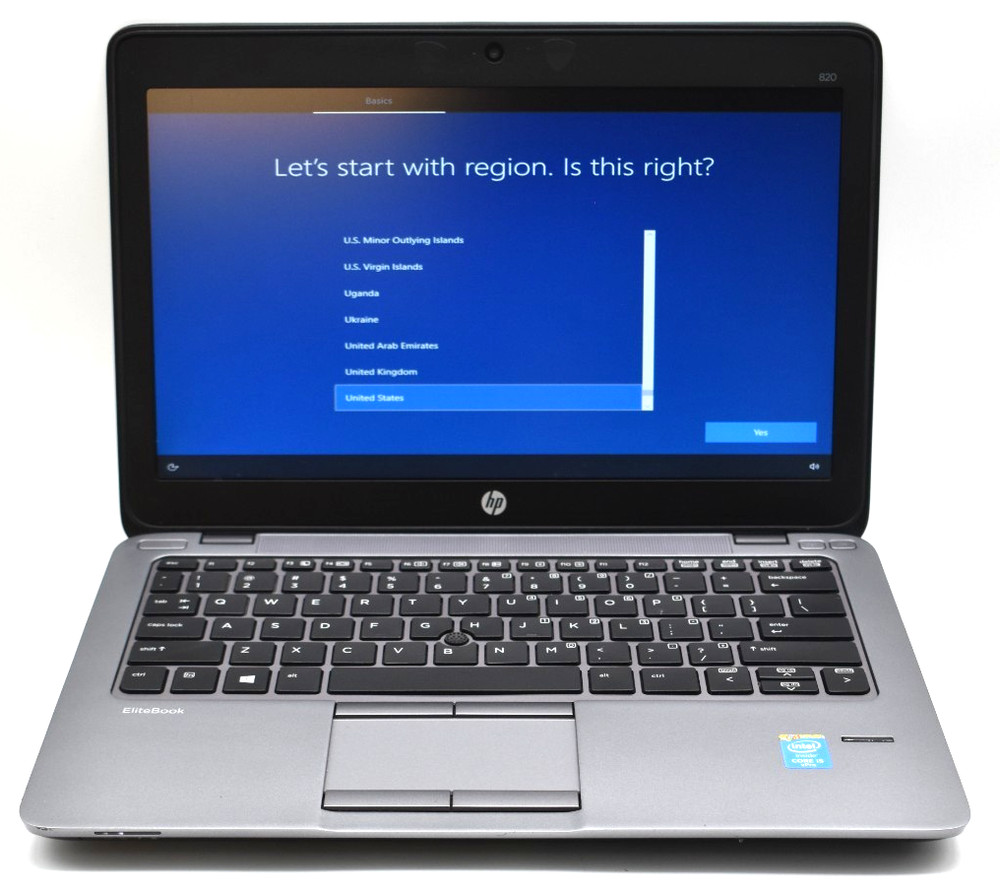 12.5" HP EliteBook 820 G2 Laptop i5-5300U @ 2.30GHz 8GB RAM 180GB SSD Win 10 Pro