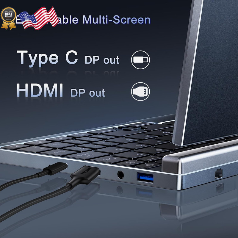Mini Laptop 8" 2-In-1 Laptop Computer Win 11, Intel N95(Up to 3.4Ghz)12GB RAM gallery