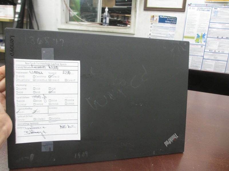 Lenovo Thinkpad L460 i3-6100U 2.3GHz 8GB 500GB Web-Cam Laptop NO AC/OS *screen* gallery