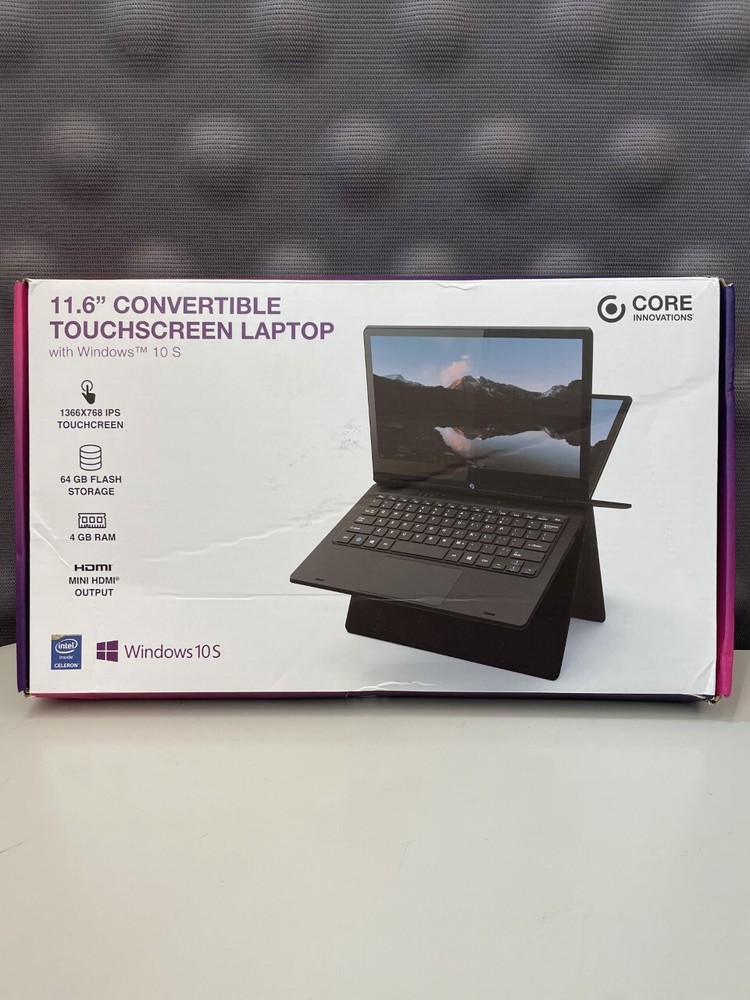 DP CLT1164 11.6" Touchscreen Laptop N3350 3GB 64GB eMMC Windows 10 S Black