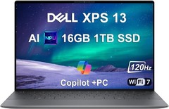 Dell XPS 13 9345 Business Laptop, Snapdragon X Elite, 16GB LPDDR5X RAM, 1TB SSD