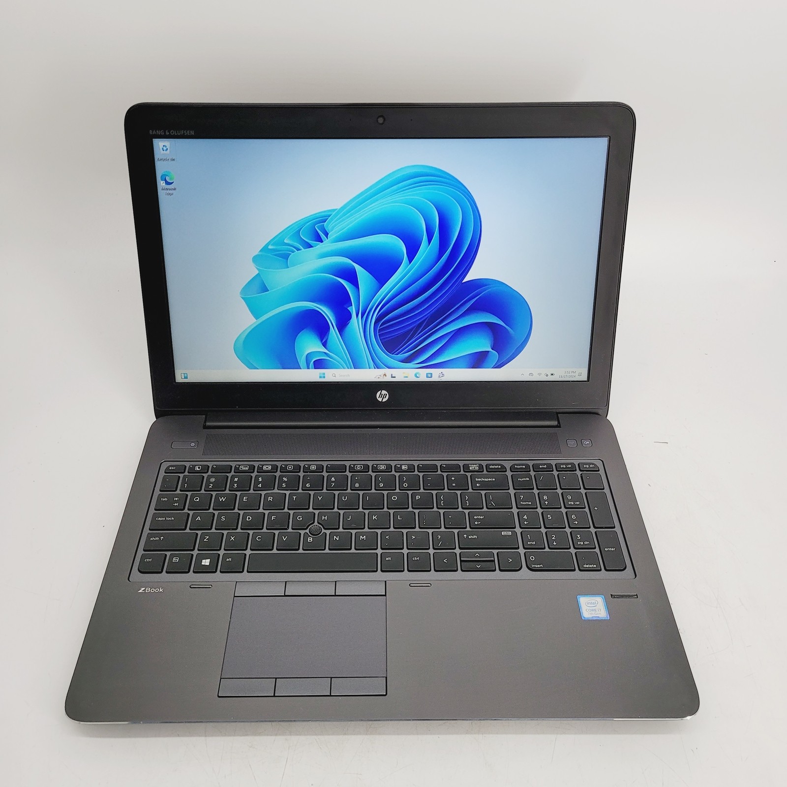 HP ZBOOK 15 i7-7700HQ 50GB RAM 180GB NVMe 15.6" Quadro M1200 Laptop Win 11 gallery