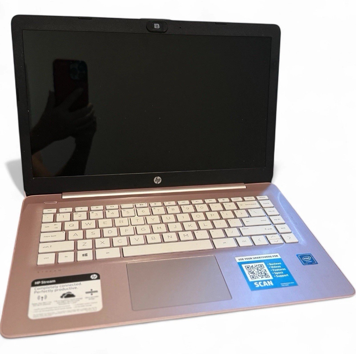 HP Stream 14" Windows Laptop N4120-Pink- Parts Only - Not Working gallery