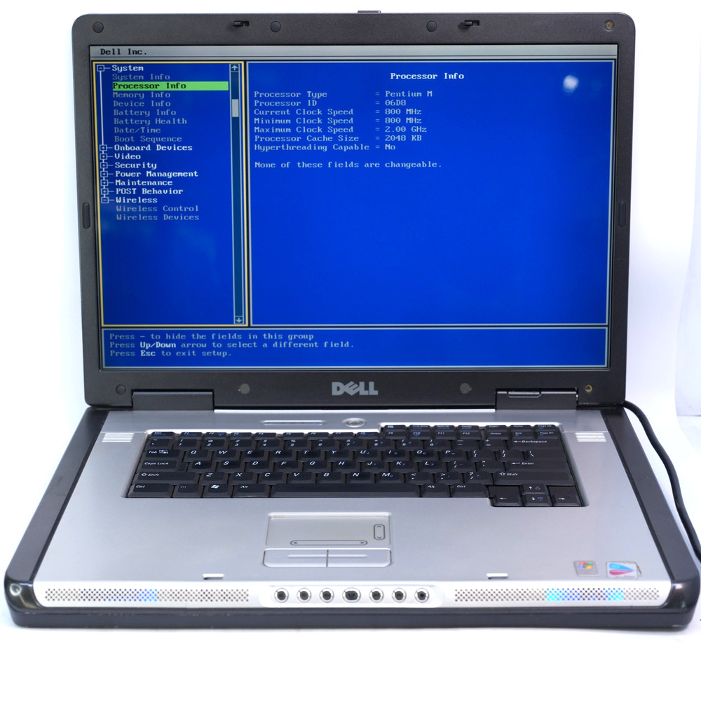 Dell XPS M170 17" Pentium M, 1 GB RAM, NO HARD DRIVE NVIDIA 7800 T12-D17