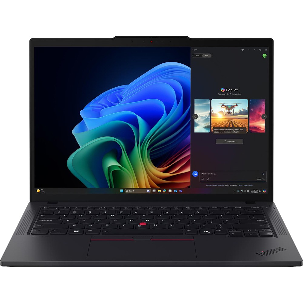 Lenovo 14" ThinkPad T14 Gen 6 Copilot+ PC Notebook in Black - 21QJ00CSUS gallery