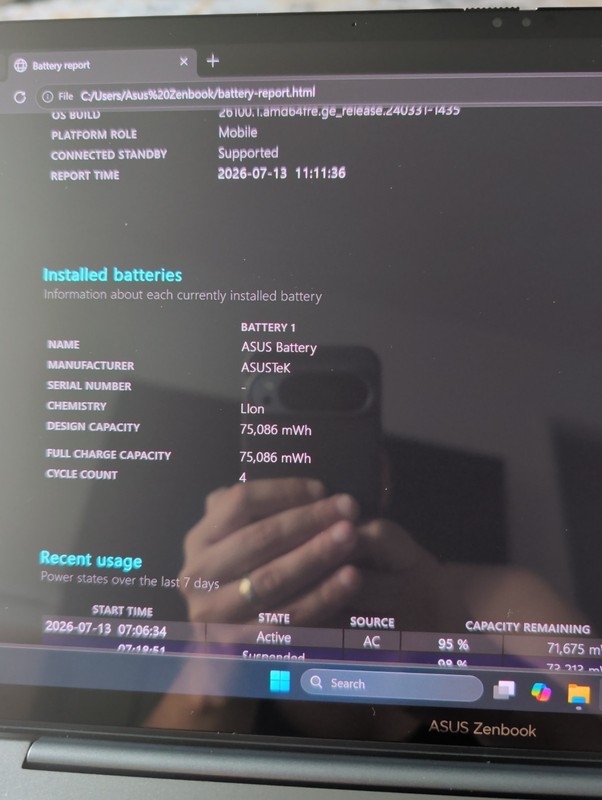 ASUS Zenbook 14 Touch OLED UX3405CA, Ultra 7 255H, 16 Gb Ram, 512 Gb SSD, W11H. gallery