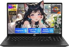 15.6″ Laptop 8 Cores AMD Ryzen 7 Pro 6850U 16GB LPDDR5 RAM 512GB SSD 680M GPU