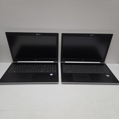Lot of 2 Notebook PCs, 15.6″ HP ProBook 450 G5, Not Working Parts or Repair