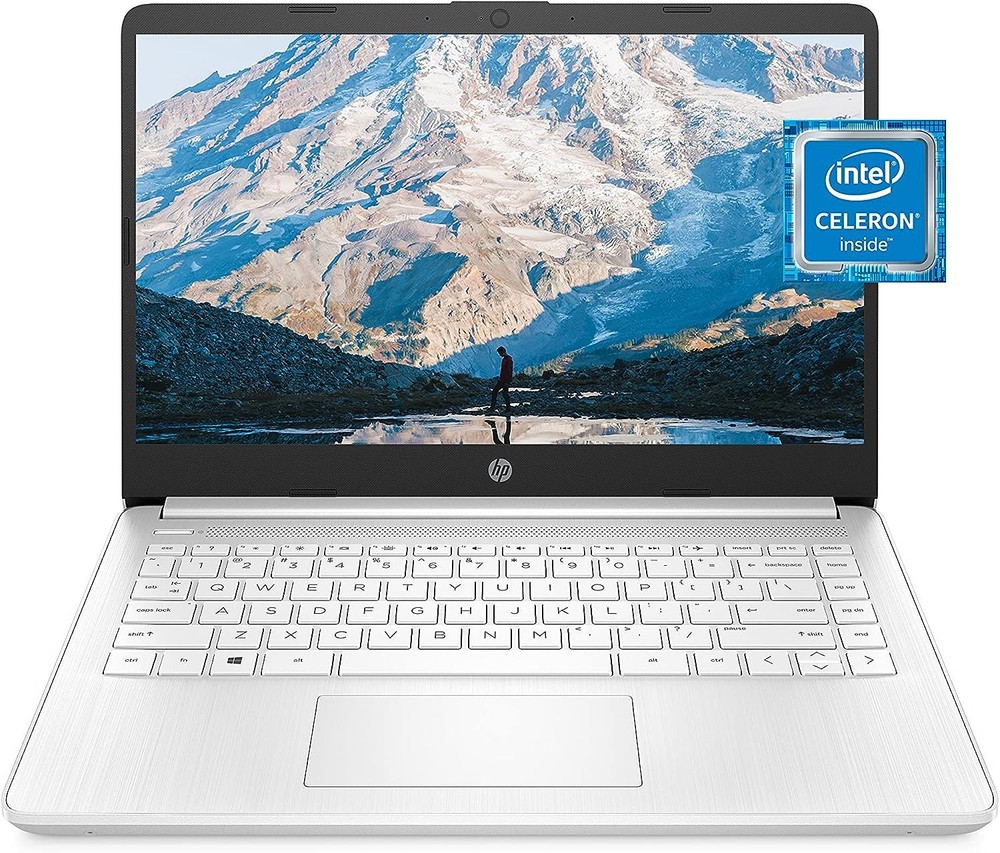 HP 14" Ultral Light Students Business Laptop Intel Quad-Core, 8GB RAM 64GB eMMC