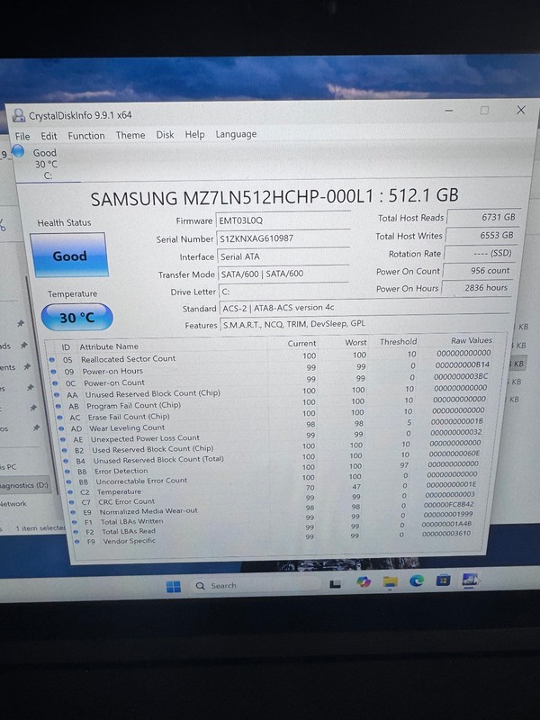 Lenovo Thinkpad 3K IPS Intel i7 16GB RAM 512GB SSD WIN11P gallery