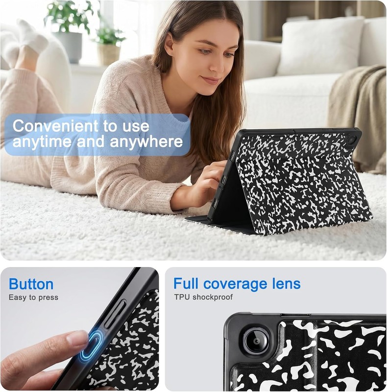 Sleeve for Samsung Galaxy Tab A11+ Plus 11” 2025, Multi-Viewing Angles, Black gallery