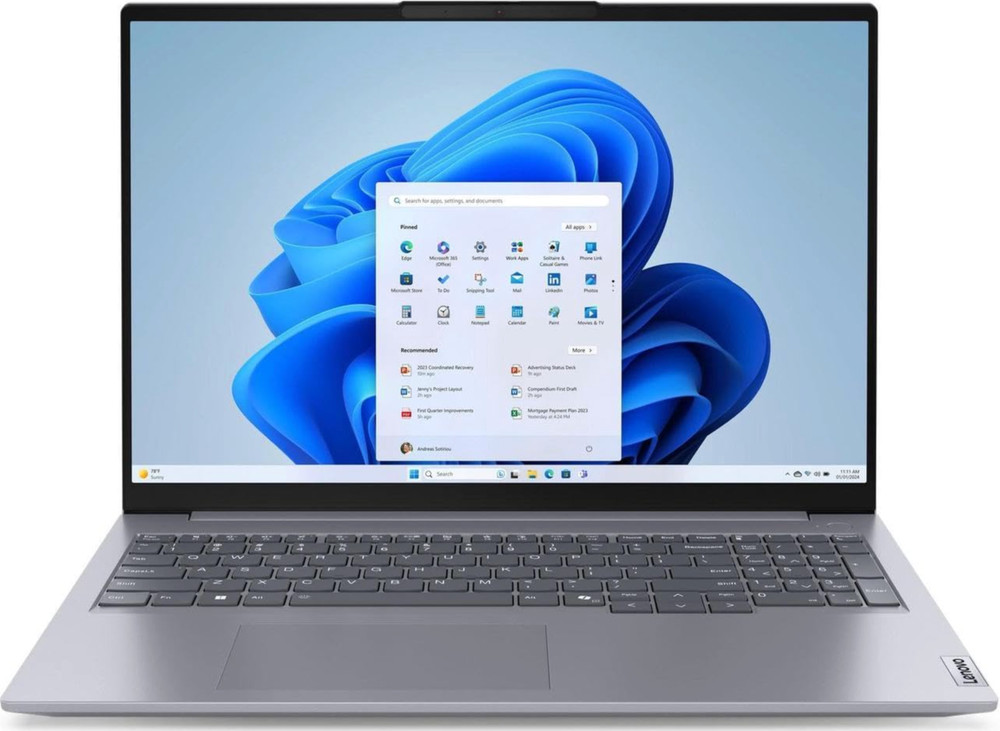 Lenovo ThinkBook 16 Gen 7 Laptop - 7735HS / 16GB / 512 GB / 680M / Touch / Grey