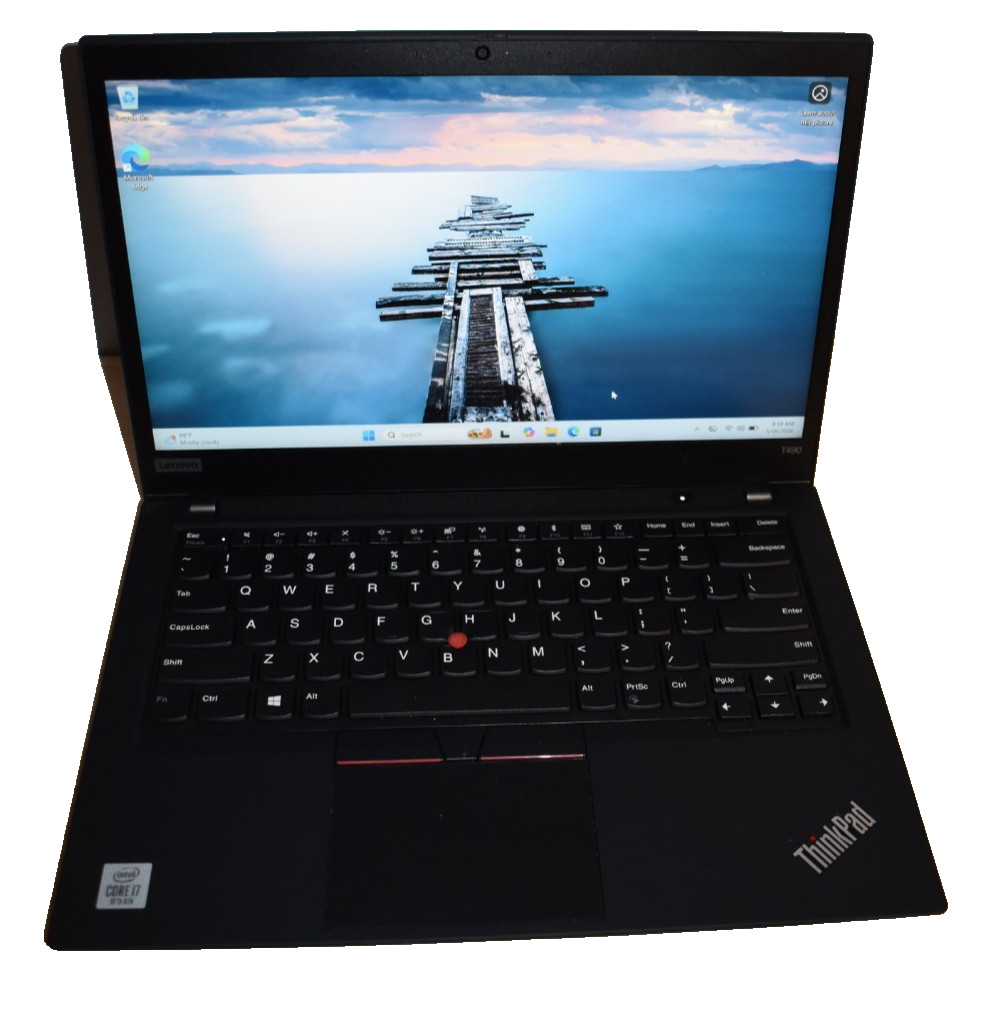 Lenovo Thinkpad T490 Quad Core i7-10510U 16GB RAM 512GB SSD Win11 GeForce MX250 gallery