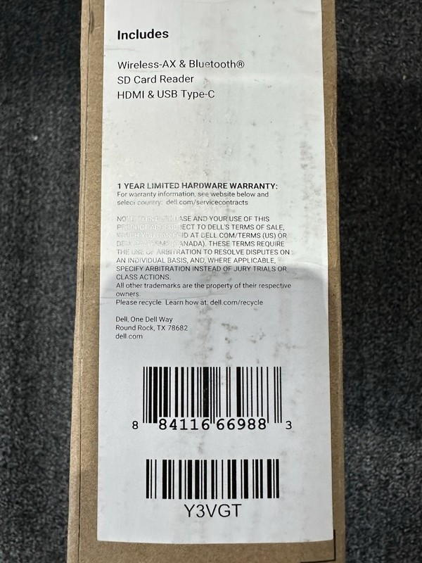 Dell 15 DC15250, FHD Touch, Intel 3 , 8GB RAM, 512TB SSD, Win 11 Home Carbon BLK gallery