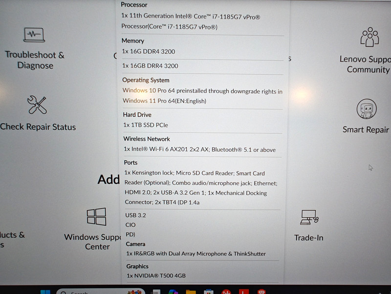 Lenovo ThinkPad P14s Gen 2 --- i7-1185G7 / 32GB RAM / 1TB SSD / UHD 4K gallery