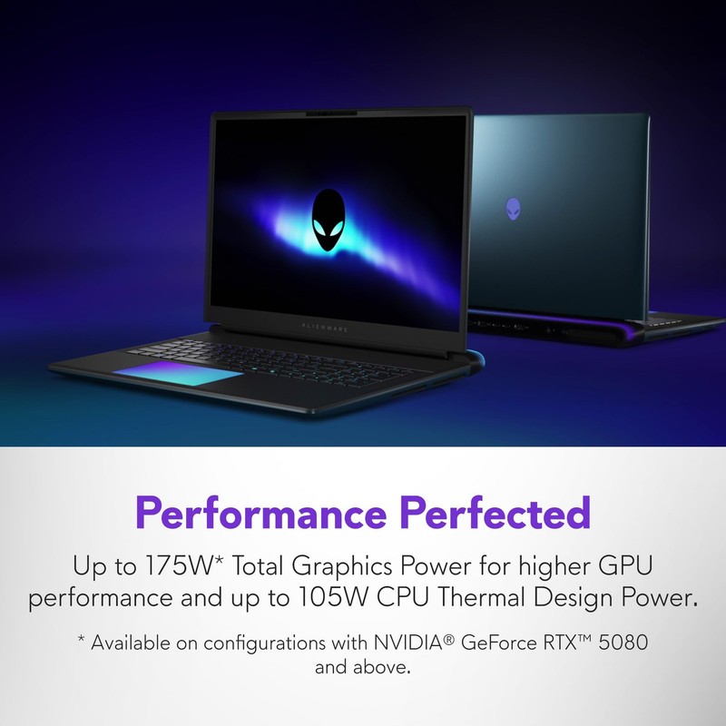 Alienware 18 Area-51 Gaming Laptop AA18250-18.0" WQXGA 300Hz 3ms Display, Intel gallery