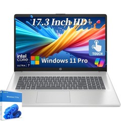 2025 HP 17.3″ Touch Laptop,Intel Core Ultra 7 255U UpTo 64GB RAM 4TSSD+Win11pro