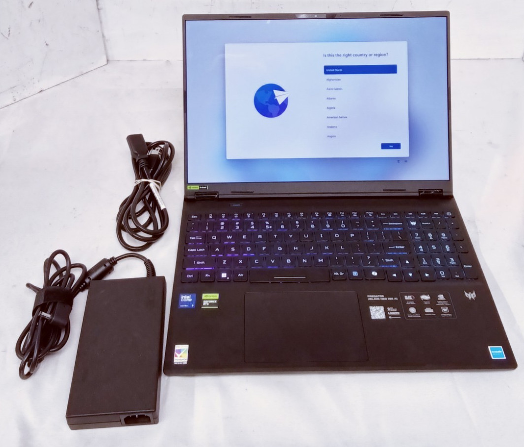 Acer Predator Helios Neo 16s AI Gaming Laptop / USA SHIPPING ONLY gallery