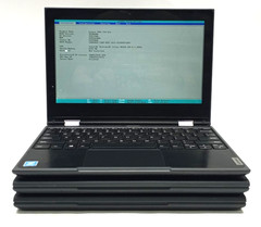 Lot of 3 Lenovo 300e 2nd Gen TOUCH Pentium Silver N5030@1.10 8GB NO HDD TH040*!