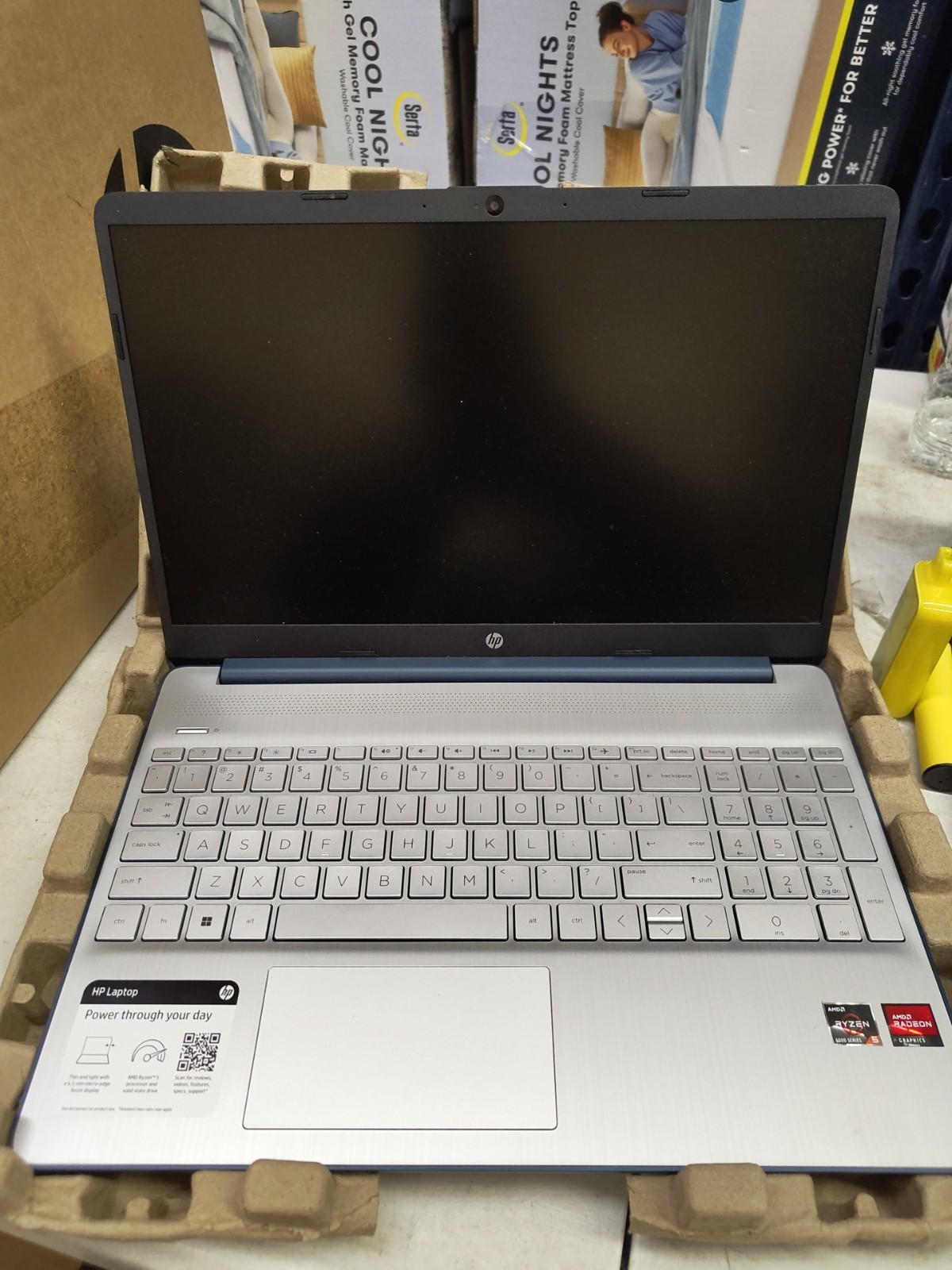 HP 15-ef2729wm 15.6" (256GB SSD, AMD Ryzen 5 5500U, 2.1GHz, 8GB RAM) Laptop -... gallery