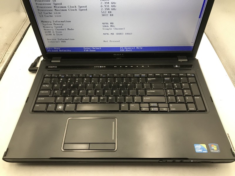 DELL VOSTRO 3700 - BOOTS TO BIOS - INTEL I3 M370 - NO RAM - READ DESCRIPTION -BB gallery