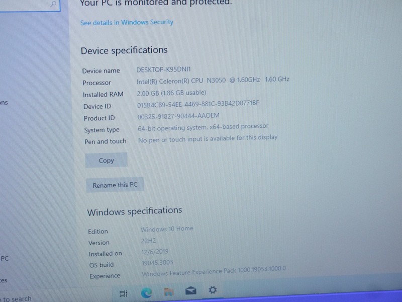 HP Stream 13-c120nr 13.3" Laptop - Celeron / 2GB / 32GB eMMC / Win10 - Dead Batt gallery
