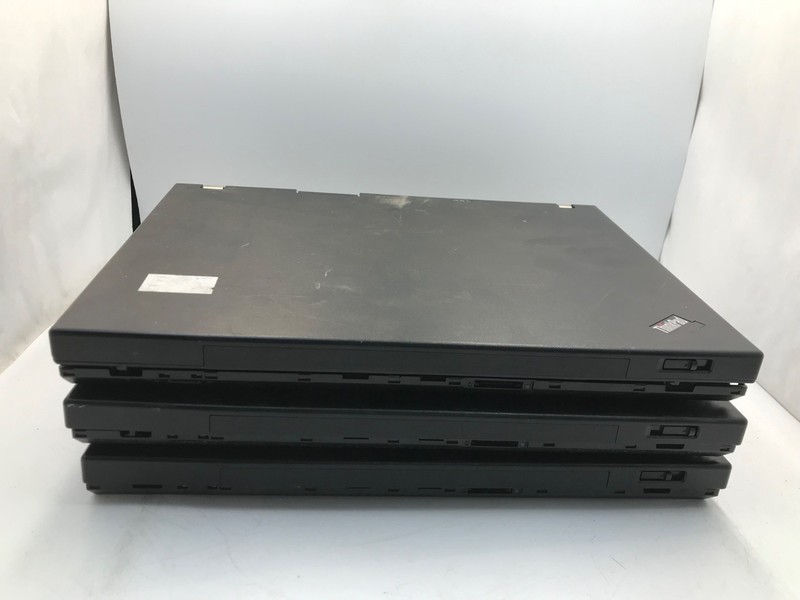 Lot of 3 Lenovo ThinkPad R61 Intel Celeron 15" Laptop -POWER ON/Various Parts-MZ gallery