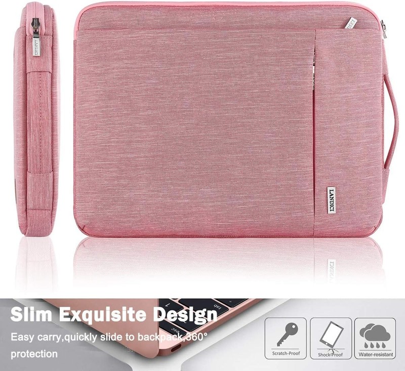 360° Protective Laptop Sleeve 11.6 Inch for Surface Pro 7 8 9, Laptop Go 2 3, Ma gallery