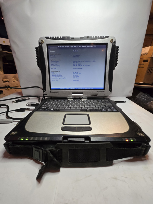 Panasonic Toughbook CF-19 MK5, i5 2520M 2.5GHz, 8GB RAM 512GBSSD Touch Win10P 3G gallery