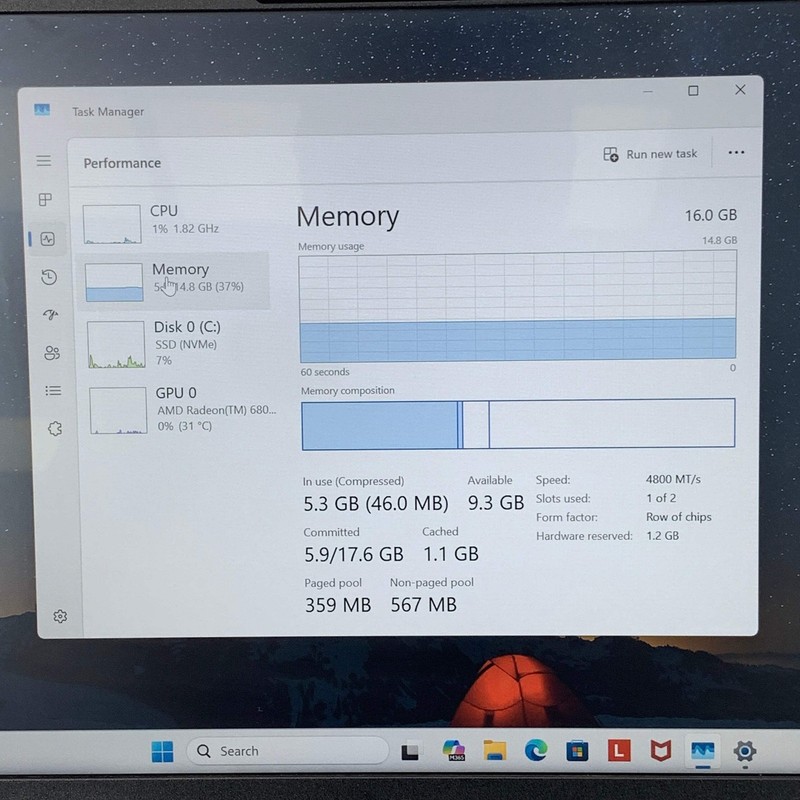 Lenovo Thinkbook 14 G7 ARP IS34J2QH 14" Ryzen 7 7735HS 3.2GHz 16GB RAM 512GB SS gallery
