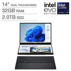 ASUS Zenbook DUO 14″ OLED Touch Laptop Ultra 9 285H 32GB 2TB UX8406CA-IS99T