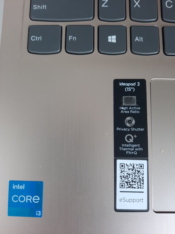 LENOVO IdeaPad 3 15ITL6 Laptop, 15.6", i3-1115G4, 20GB RAM/256GB SSD, Windows 10 gallery