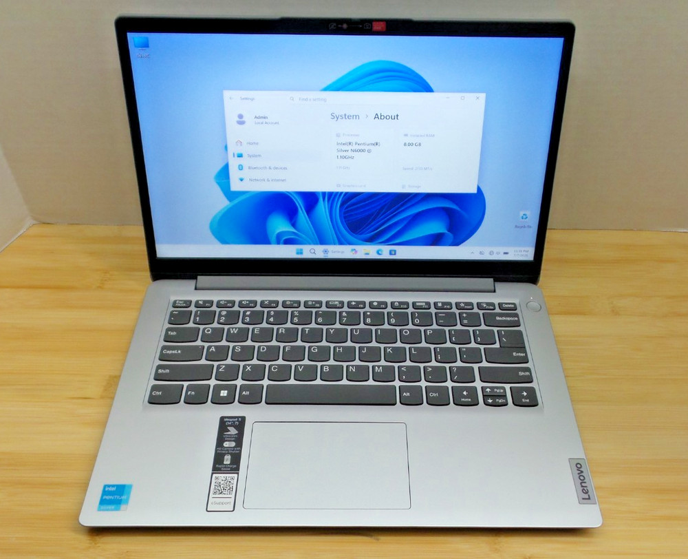 Functional LENOVO IdeaPad 1i 14IJL7 | 14" | Intel N6000 | 8 GB RAM | 120 GB eMMC