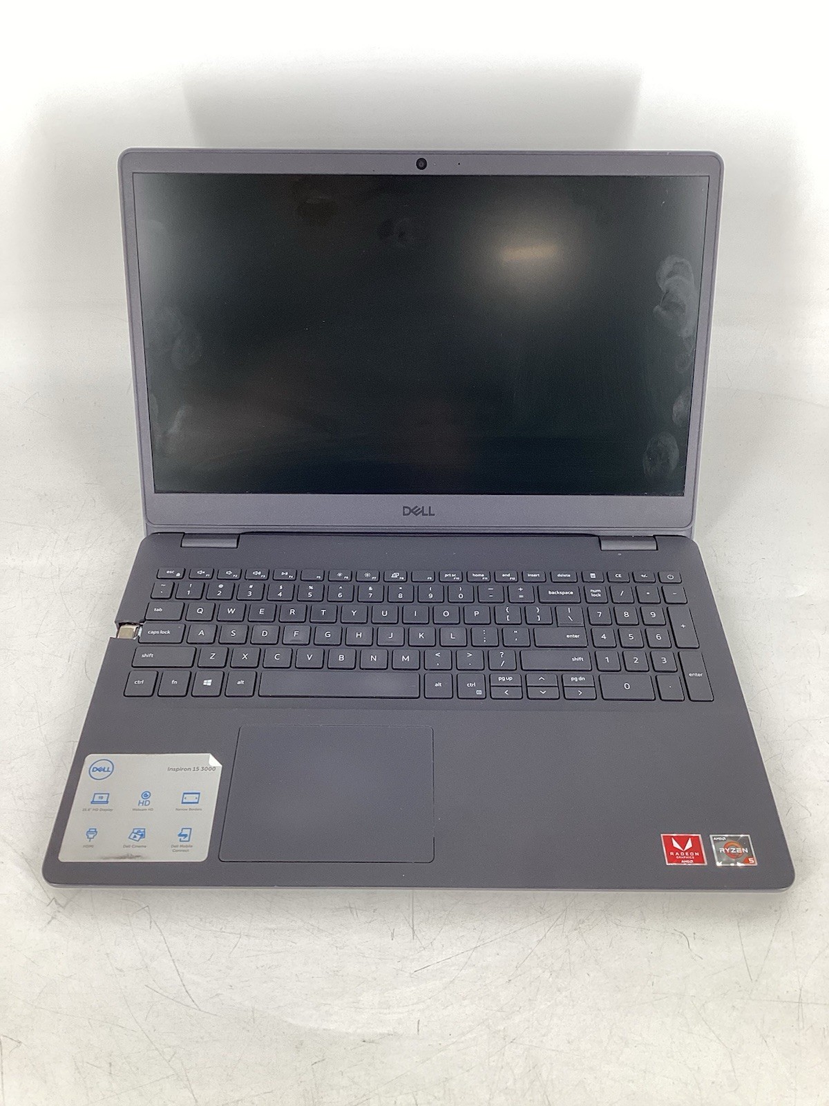 Dell Inspiron 3505 15.6" (Ryzen 5 3450U, Radeon Vega, 8GB RAM, No SSD/OS) *Read gallery