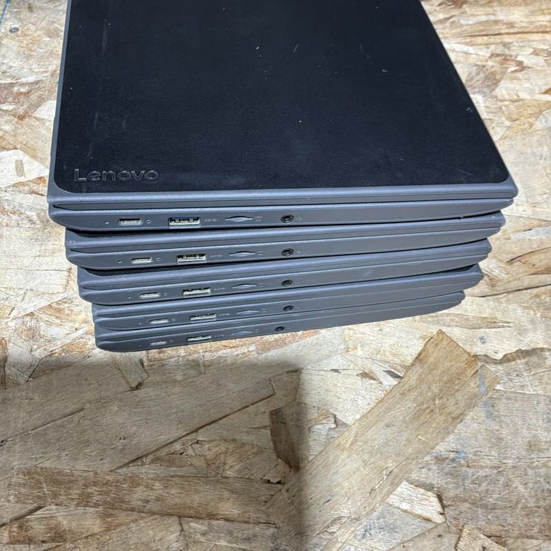 Lot Of 5! Lenovo Chromebook 100e 81ER 11.6" Celeron N3350 4 GB RAM 16 GB eMMC gallery