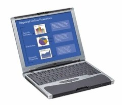 Vintage HP OmniBook 500 Mini Notebook Laptop 600MHz 10GB Computer Windows XP