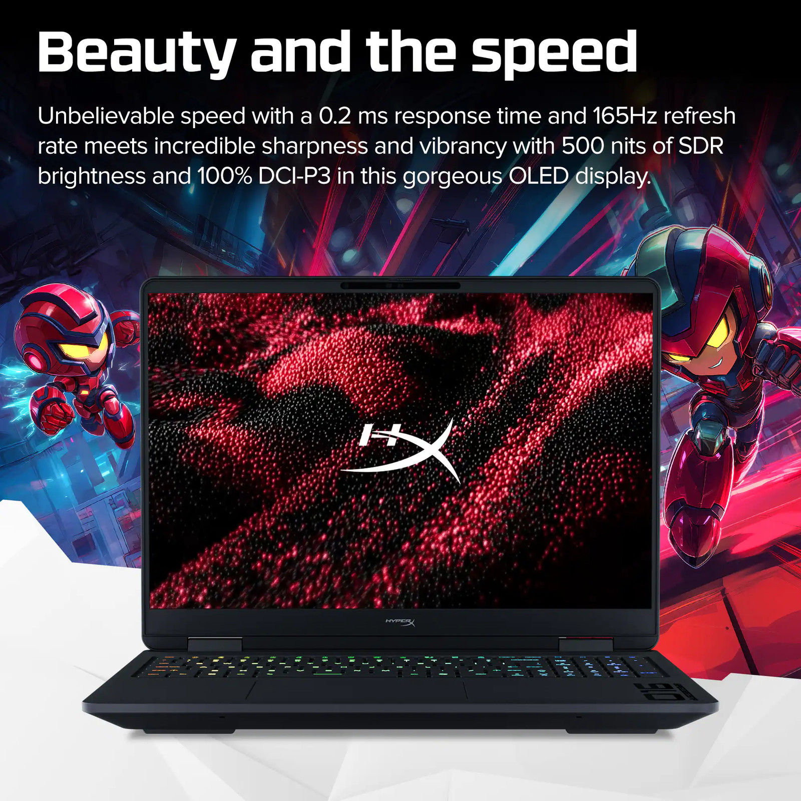 HyperX - OMEN 16" 165Hz 2.5K OLED Gaming Laptop - AMD Ryzen 9 8940HX (2025) -... gallery