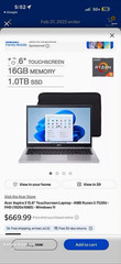 Acer Aspire 3 15.6″ Touchscreen Ryzen 5 7520U 16GB 1TB SSD Win 11 Silver