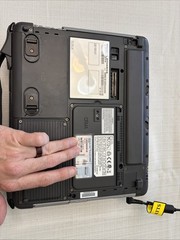 General Dynamics GoBook XR-1 12″ Intel Core Duo 2GB RAM NO HDD/OS Boots Up! – DW