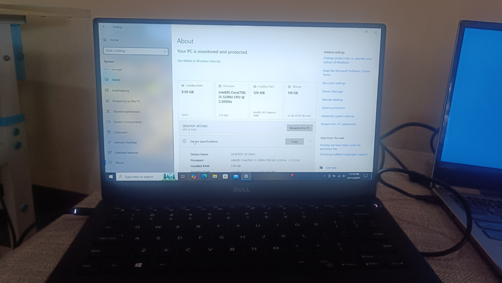 Dell XPS 13 9343 i5-5200U 2.20GHz, 8GB RAM 128GB SSD WIN 10 🔋 Good gallery