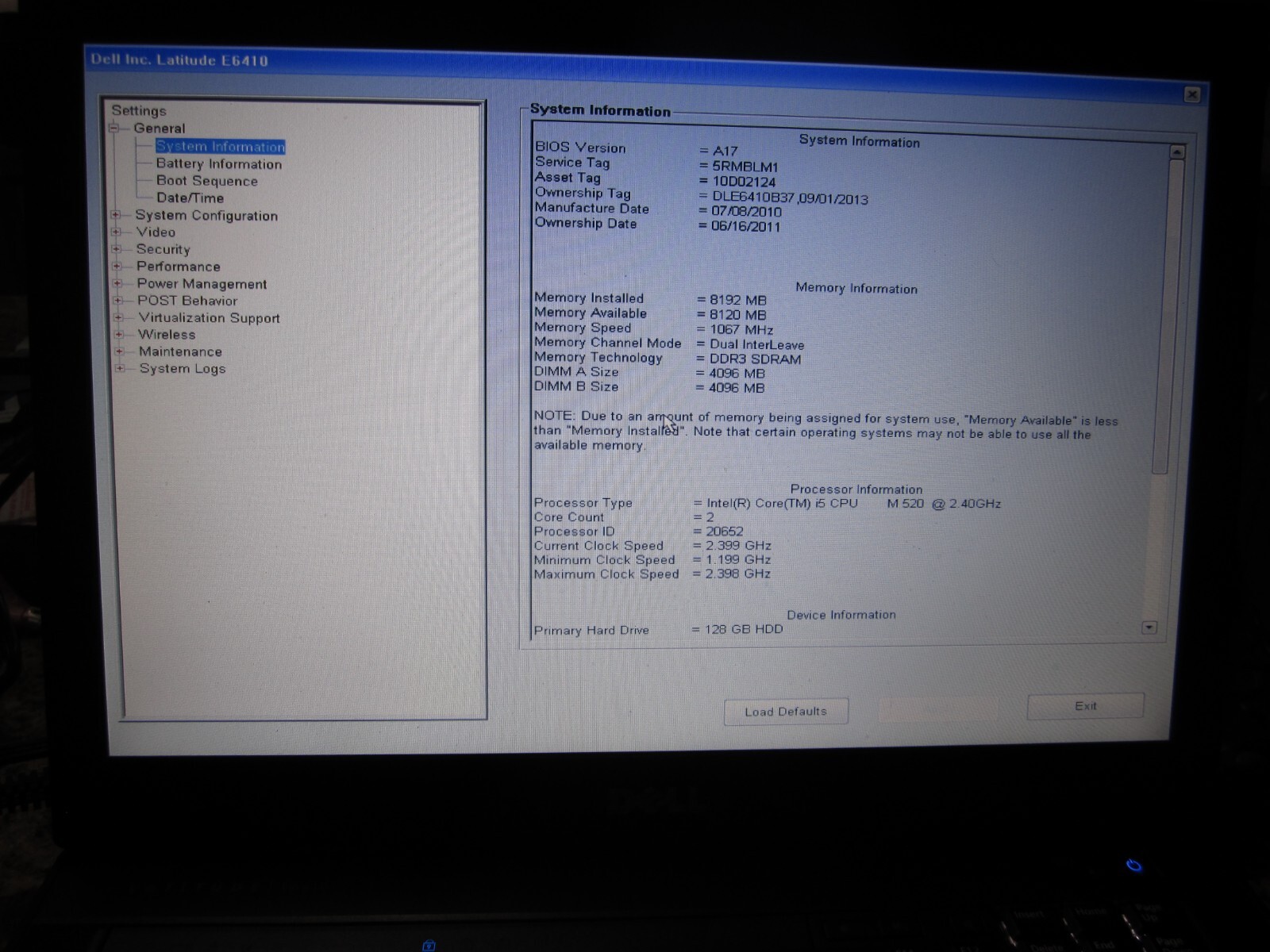 Dell Latitude E6410 Laptop Core i5 2.4 GHz 8GB RAM 128GB SSD DVD-RW Win 10 Pro gallery