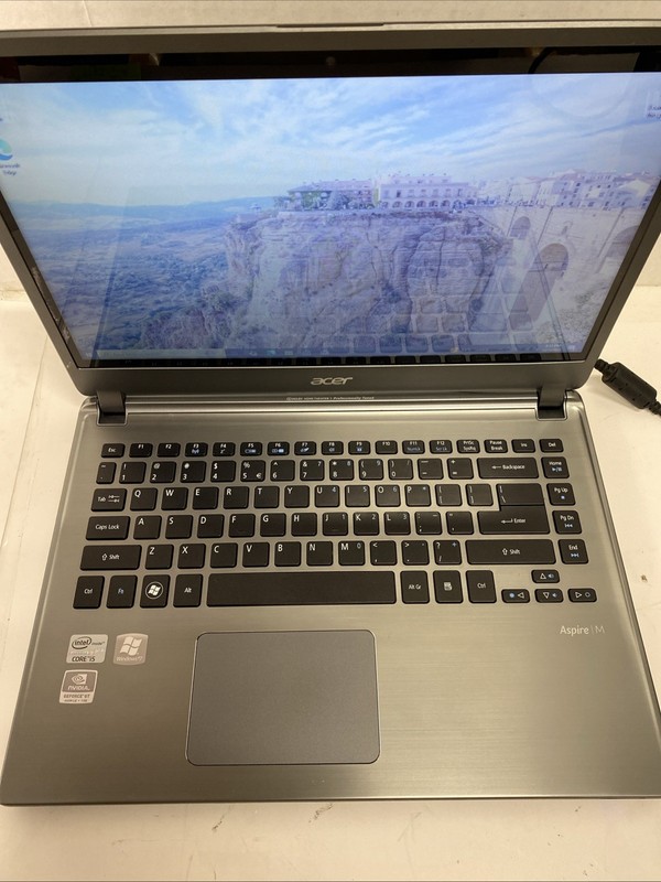 Acer Aspire M5 Laptop Intel Core i5-3317U 1.7GHz 10GB RAM 500GB SSD BAD BATTERY! gallery
